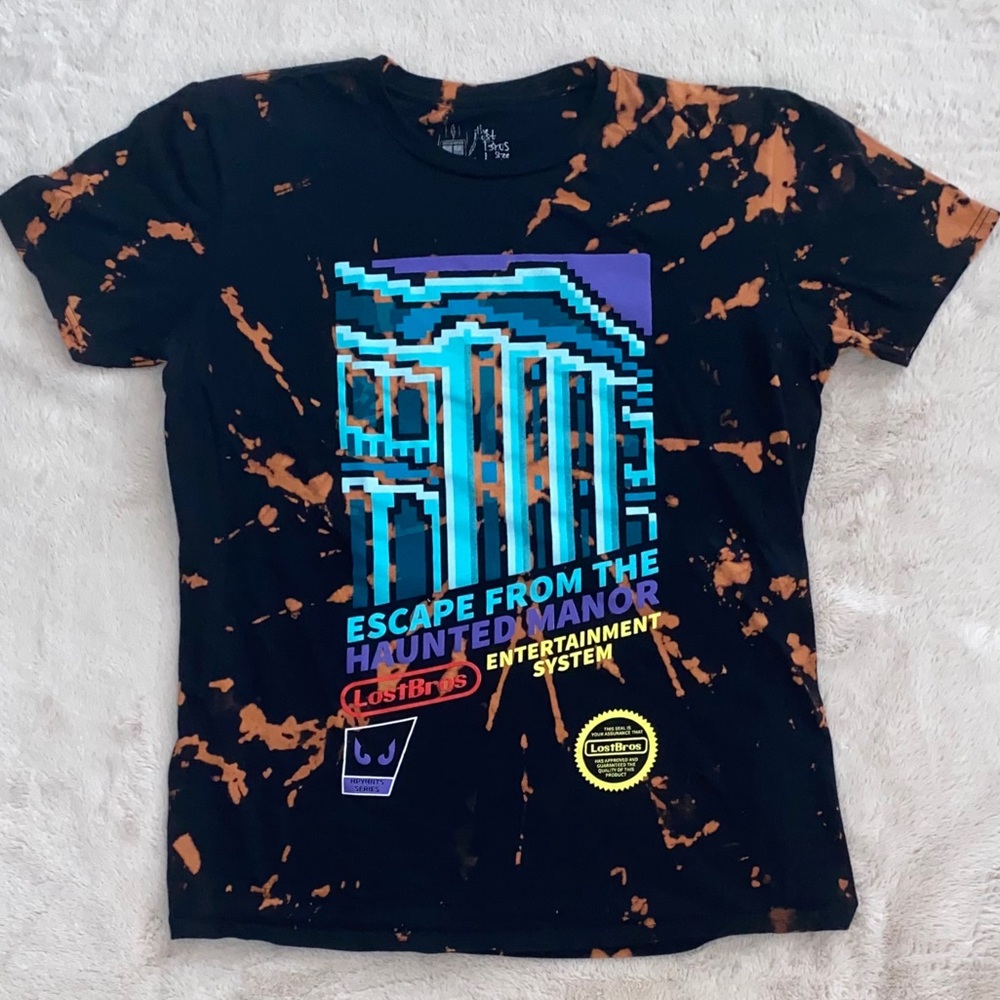Haunted Mansion Game Lost Bros Custom Dyed Shirt